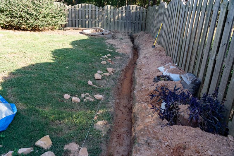 Excavation for Drainage Improvement